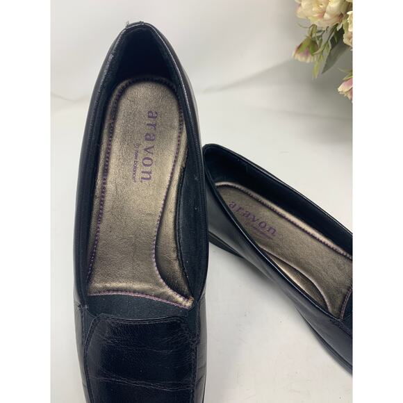 Aravon by New Balance Black Flat Loafers Narrow Womens 10 2A - Picture 2 of 8
